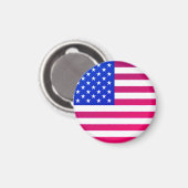 Amerikaanse vlag Magnet Gift USA - Patriottisch (Voorkant / Achterkant)