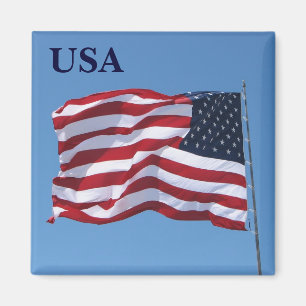 Amerikaanse vlag Magnet! Magneet