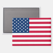 Amerikaanse Vlag Magnet USA Patriottische Gift (Voorkant / Achterkant)