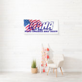 AMERIKAANSE VLAG MAKEN AMERIKA OPNIEUW SPANDOEK (Insitu)