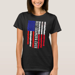 Amerikaanse vlag Malta vlag beste opa ooit familie T-shirt
