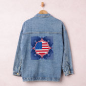 Amerikaanse vlag Mandelbrot Denim Jacket (Hangar)
