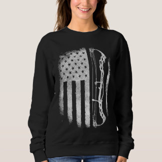 Amerikaanse vlag  Mannen Archer Bow Trui