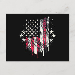 Amerikaanse Vlag Mannen USA Peuter Amerikaanse Vla Feestdagenkaart