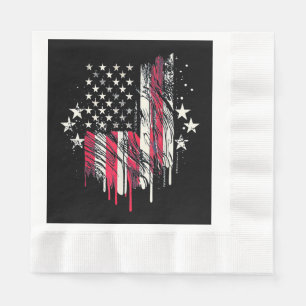Amerikaanse Vlag Mannen USA Peuter Amerikaanse Vla Servet