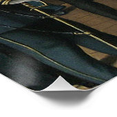 Amerikaanse Vlag Marine Schilderkunst Perfect Poster (Hoek)