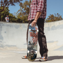 Amerikaanse Vlag  Marine Schilderkunst Persoonlijk Skateboard