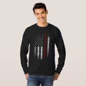 -Amerikaanse Vlag Mechanical Engineer Apparel T-shirt (Voorkant volledig)