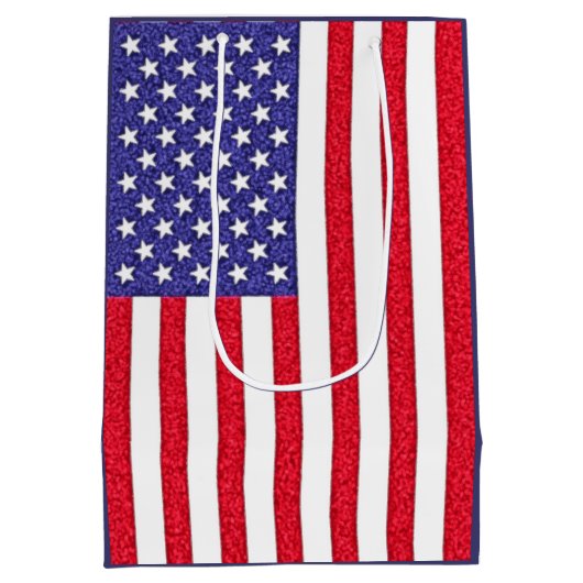 Amerikaanse vlag medium cadeauzakje (Achterkant)