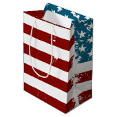 Amerikaanse vlag medium cadeauzakje (Voorkant Gekanteld)