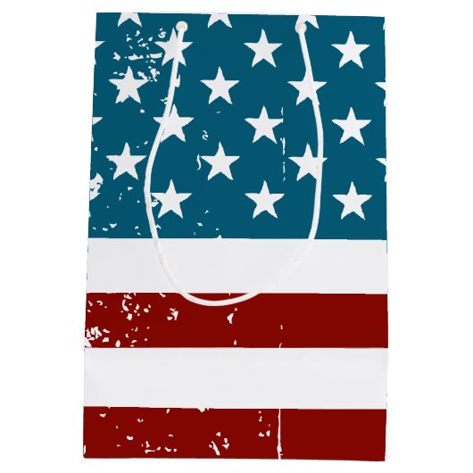 Amerikaanse vlag medium cadeauzakje (Achterkant)