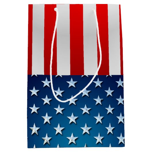 Amerikaanse vlag medium cadeauzakje (Voorkant)