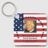 Amerikaanse vlag Memorial Sleutelhanger HAMbWG (Voorkant)