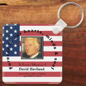 Amerikaanse vlag Memorial Sleutelhanger HAMbWG (Achterkant)