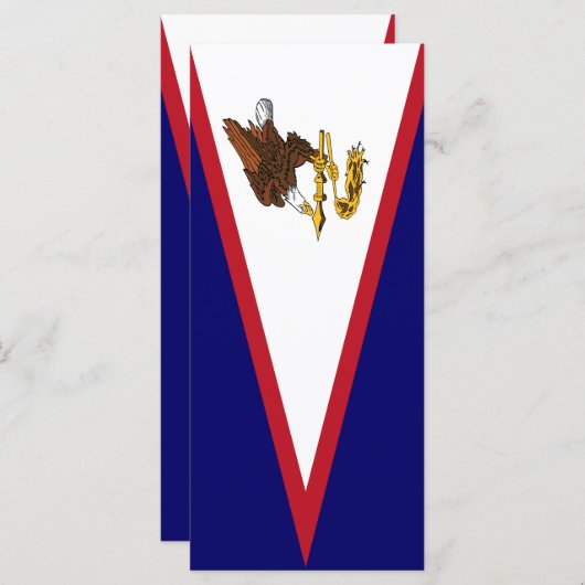 Amerikaanse vlag menu (Voorkant / Achterkant)