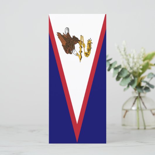 Amerikaanse vlag menu (Staand voorkant)