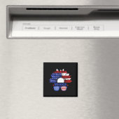 Amerikaanse vlag Merica 4 juli Onafhankelijkheidsd Magneet (Insitu (Vaatwasser))