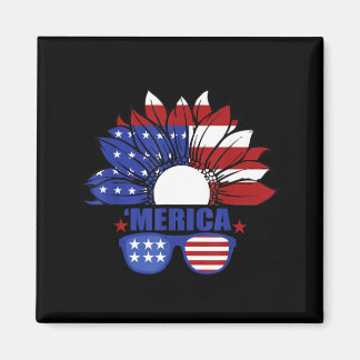 Amerikaanse vlag Merica 4 juli Onafhankelijkheidsd Magneet