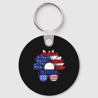 Amerikaanse vlag Merica 4 juli Onafhankelijkheidsd Sleutelhanger