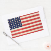 Amerikaanse vlag met 36 sterren rechthoekige sticker (Envelop)
