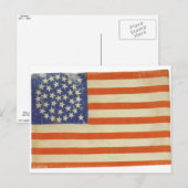 Amerikaanse vlag met 38 sterren briefkaart (Voorkant / Achterkant)