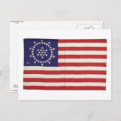 Amerikaanse vlag met 48 sterren kruiper briefkaart (Voorkant / Achterkant)