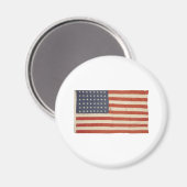 Amerikaanse vlag met 48 sterren magneet (Voorkant / Achterkant)