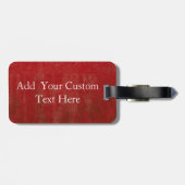 Amerikaanse vlag met aangepaste tekst Bagagelabel (Achterkant horizontaal)