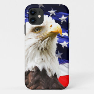 Amerikaanse vlag met adelaar Case-Mate iPhone case