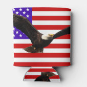 Amerikaanse vlag met adelaar VS Blikjeskoeler (Achterkant)