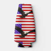 Amerikaanse vlag met adelaar VS Flesjeskoeler (Voorkant)