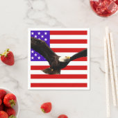 Amerikaanse vlag met adelaar VS Servetten (Insitu)
