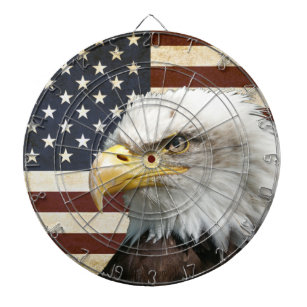  Amerikaanse vlag met Amerikaanse adelaar Dartbord