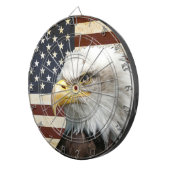 Amerikaanse vlag met Amerikaanse adelaar Dartbord (Voorkant Rechts)