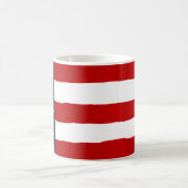 Amerikaanse vlag met Amerikaanse vlag op Amerikaan Koffiemok (Center)