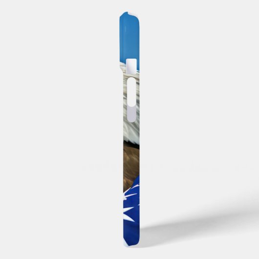 Amerikaanse vlag met Bald Eagle Case-Mate iPhone Case (Achterkant / Links)