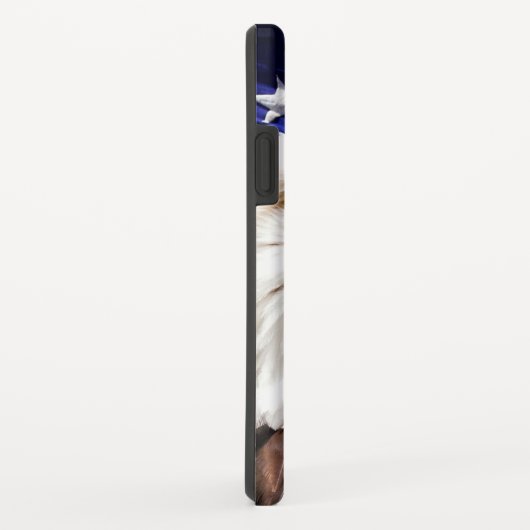 Amerikaanse vlag met Bald Eagle Case-Mate iPhone Case (Achterkant/rechts)