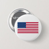 Amerikaanse vlag met de 51 sterren ronde button 5,7 cm (Voorkant /achterkant)