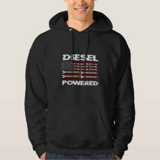 Amerikaanse Vlag met dieselmotor Hoodie