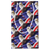 Amerikaanse vlag met Eagle Klein Cadeauzakje (Achterkant)