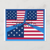 Amerikaanse vlag met Hakuna Matata: Patriottisch o Briefkaart (Voorkant)