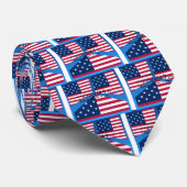 Amerikaanse vlag met Hakuna Matata: Patriottisch o Stropdas (Opgerold)