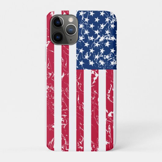 Amerikaanse vlag met kool- en patriottische vervor Case-Mate iPhone case (Achterkant)
