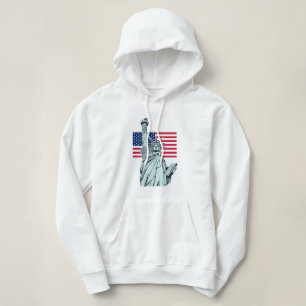 Amerikaanse vlag met Lady Liberty Sweatshirt