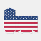 Amerikaanse vlag met patriottische sterren en stre bedankdoosjes (Uitgevouwen)