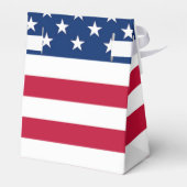 Amerikaanse vlag met patriottische sterren en stre bedankdoosjes (Achterkant)