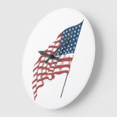  Amerikaanse vlag met patriottische vlag in de win Grote Klok (Hoek)