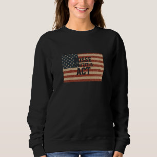 Amerikaanse vlag met Posse Comitatus Act Trui