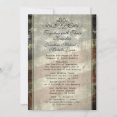 Amerikaanse vlag met RSVP-huwelijk Kaart (Achterkant)