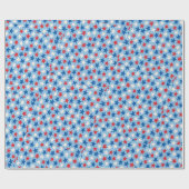 Amerikaanse vlag met sterren ontwerp voor Independ Cadeaupapier (Vlak)